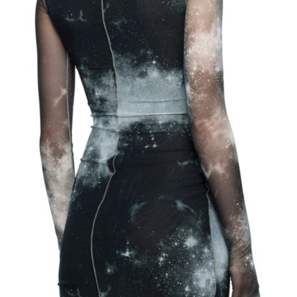 Versace Black Space Coture Mini Dress - Picture 4 of 6